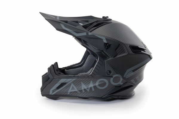 AMOQ Friction MIPS karbon sisak, fekete/szürke, M, 12, nordicamoto.ro