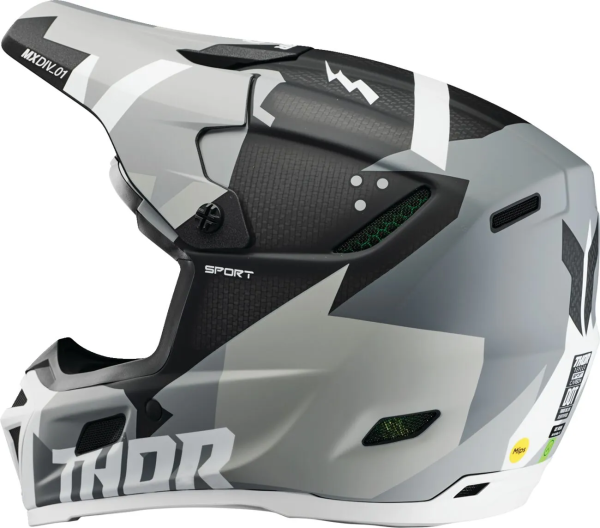 Thor Reflex Sport Carbon Brave Mips szürke XL sisak, 5, nordicamoto.ro