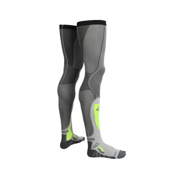 Acerbis X-LEG VENTED PRO hosszú zokni, szürke/piros, L/XL, 12, nordicamoto.ro