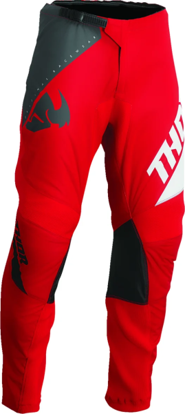 Pantaloni Copii Thor Sector Edge Red/White 18, 1, nordicamoto.ro