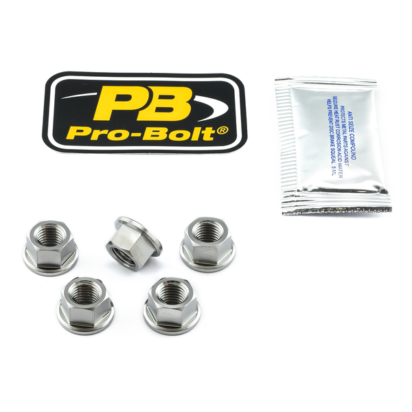 Sprocket Nuts Silver, 1, nordicamoto.ro