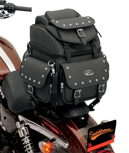 Br1800exs Combination Backrest, Backseat, And Sissy Bar Bag Black, 1, nordicamoto.ro