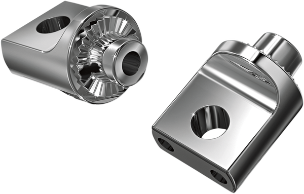 Male-mount Footpeg Adapters Chrome, 1, nordicamoto.ro