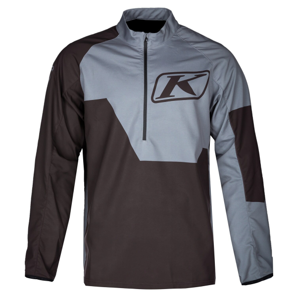Hanorac Klim Revolt 1/4 Zip Black - Strike Orange, 11, nordicamoto.ro