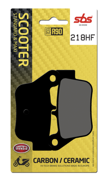 Hf Street Ceramic Organic Brake Pads, 1, nordicamoto.ro