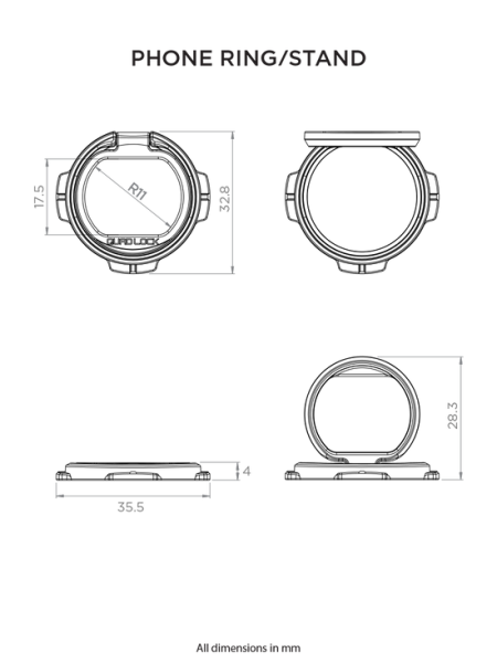 Gyűrű a Quad Lock tokhoz, 2, nordicamoto.ro