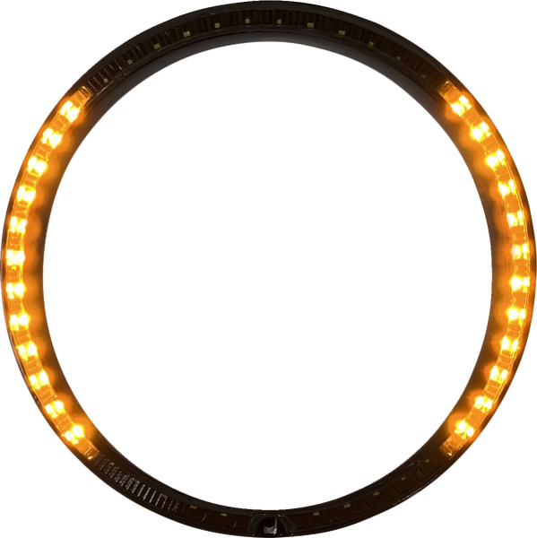 Probeam® Turn Signal Ring Trim Amber, White, 2, nordicamoto.ro