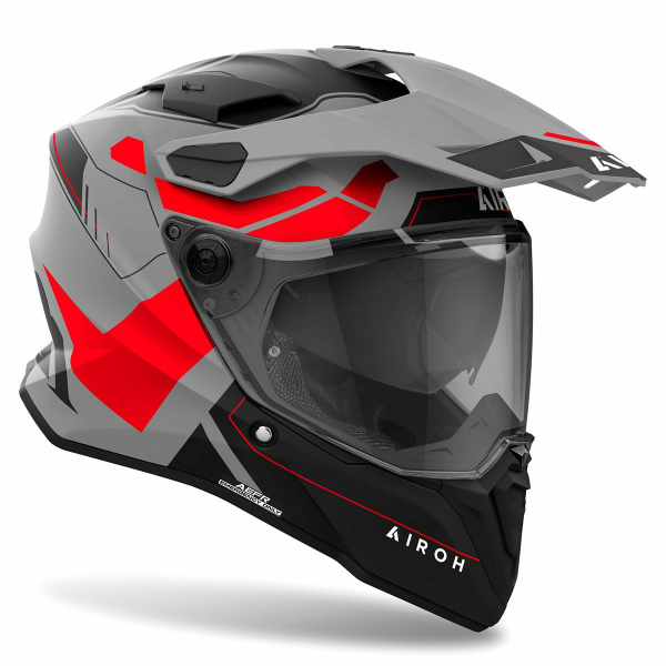 Airoh Commander 2 Reveal Red Fluo Matt bukósisak, 3, nordicamoto.ro