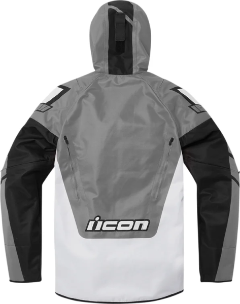 Geaca Textil Icon Airform Retro Gray XL, 10, nordicamoto.ro