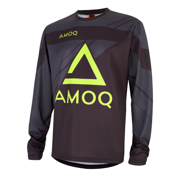 AMOQ Snowcross Jersey Black/Dk Grey/HiVis XS, 1, nordicamoto.ro
