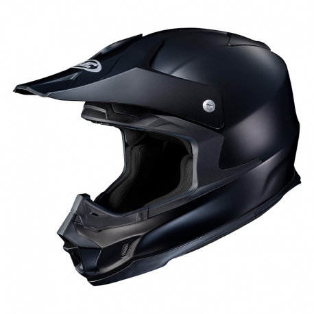 Casca HJC FX-CROSS Solid Negru mat Alb L +, 2, nordicamoto.ro