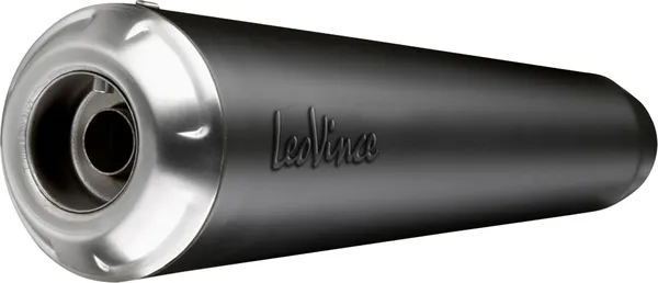 LeoVince Classic Racer Slip-On kipufogórendszer a Royal Enfield Interceptor 650 / Continental GT 650 modellekhez – Black Edition (kizárólag versenycélra), 1, nordicamoto.ro