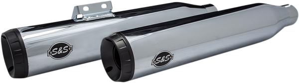 Grand National Race Slip-on Mufflers Black, 1, nordicamoto.ro