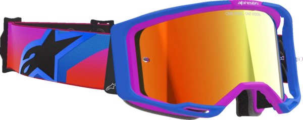 Alpinestars Vision 8 Corp szemüveg, kék/narancssárga/lila, EGY MÉRET, 1, nordicamoto.ro