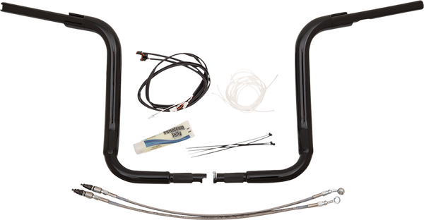 1-1/2(r) Ez Install Rounded Top Handlebar Kit Black, 1, nordicamoto.ro