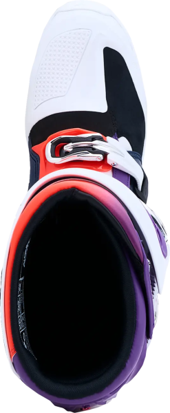 Alpinestars Tech 7 porvédő, Alb/Mov/Albastru, 38-as méret, 4, nordicamoto.ro