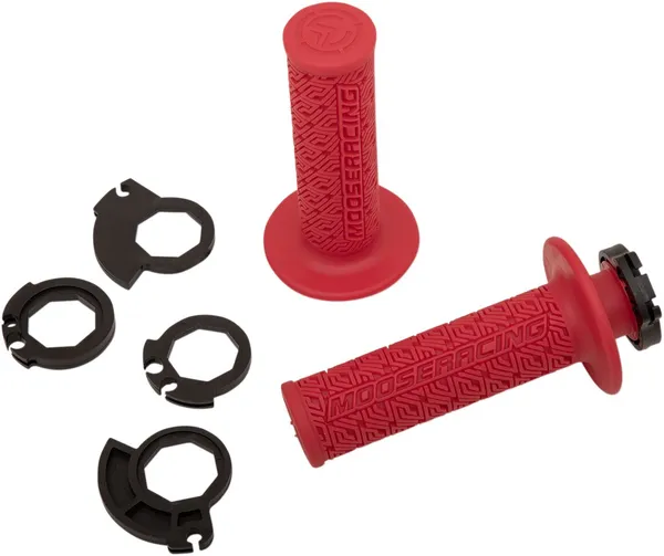 MOOSE RACING 36 Series Clamp-on Grips Gold, Red, 2, nordicamoto.ro