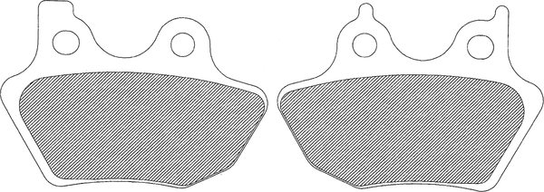 Sintered Metal Harley/Buell fékbetétek, 2, nordicamoto.ro