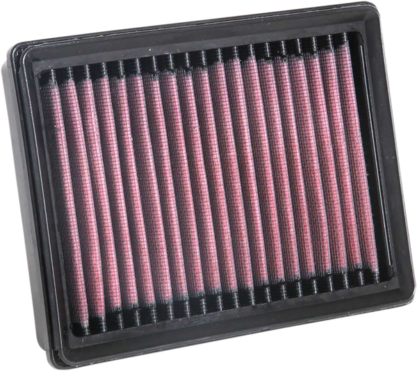 High-flow Air Filter Black, Red, 3, nordicamoto.ro