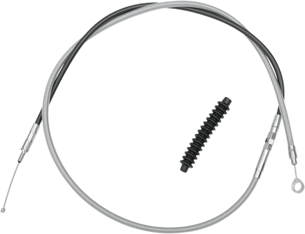 High-efficiency Braided Stainless Steel Clutch Cable Silver +203 mm (8''), 1, nordicamoto.ro