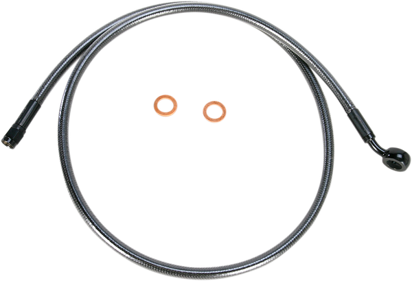Alternate Length Designer Series Abs-specific Front Brake Line Kit Black, Black Pearl, 1, nordicamoto.ro