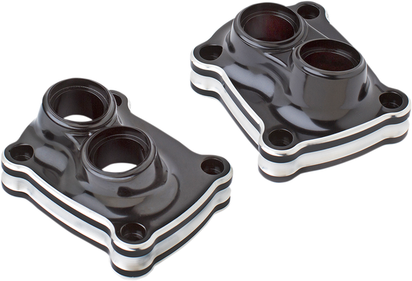 10 Gauge Lifter Block Covers Black, Silver, 2, nordicamoto.ro