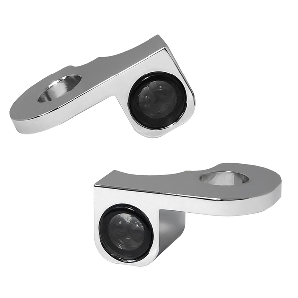 Nano Series Handlebar Turn Signals Chrome, 2, nordicamoto.ro