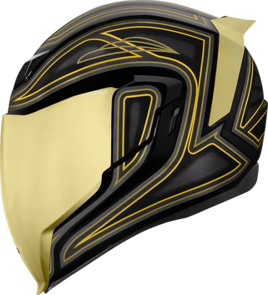 Casca Icon Airflite™ El Centro Black/Gold/Yellow M, 10, nordicamoto.ro