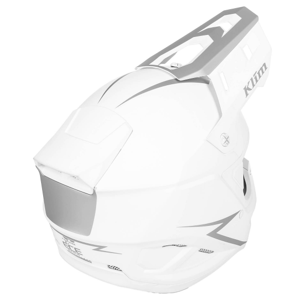 Casca Snowmobil Klim T1 Freeride ECE Solid Matte White, 10, nordicamoto.ro