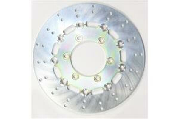 Floating Brake Rotor Silver, Stainless Steel, 1, nordicamoto.ro
