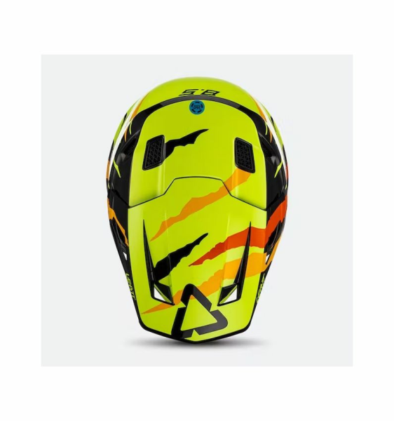 Casca Leatt 8.5 V23 Citrus Tiger Black/Fluo Yellow/Orange  (Ochelari Velocity 5.5 Cadou) XXL, 3, nordicamoto.ro