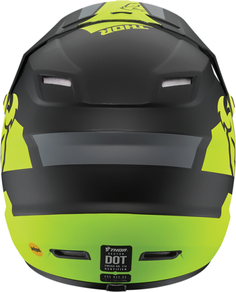 Youth Sector Split Mips Helmet Hi-vis, Yellow  S, 4, nordicamoto.ro