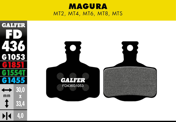 G1053 Standard Brake Pads, 3, nordicamoto.ro