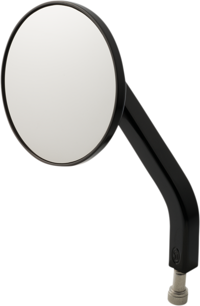 No. 7 Oe 3-1/4(r) Round Mirror Black, Anodized, 1, nordicamoto.ro