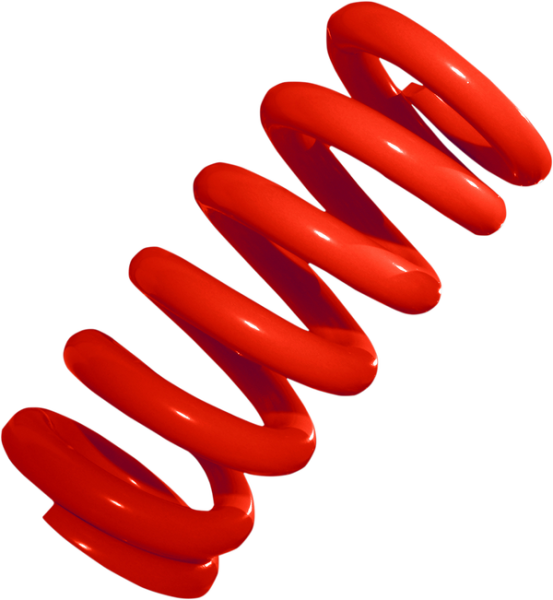 Performance Shock Spring Red, 1, nordicamoto.ro