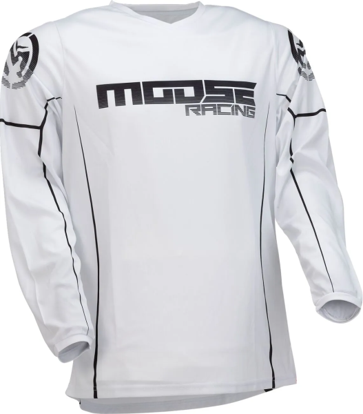Tricou Moose Racing Qualifier White/Black L, 1, nordicamoto.ro