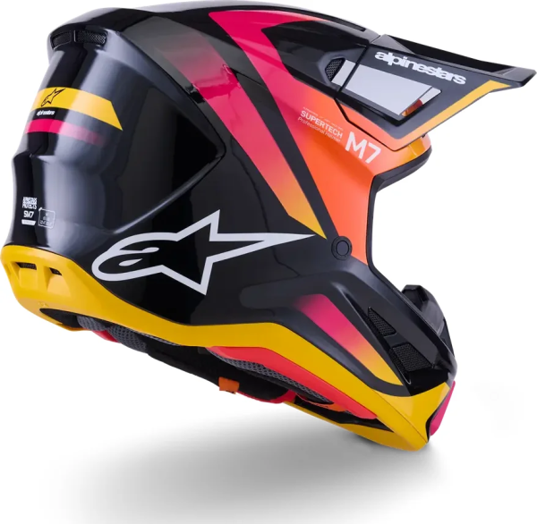 Alpinestars SM7 Rise fekete XL bukósisak, 7, nordicamoto.ro