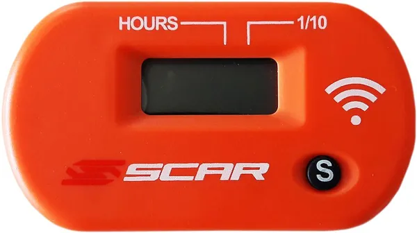 Wireless Vibration Hour Meter Orange, 1, nordicamoto.ro