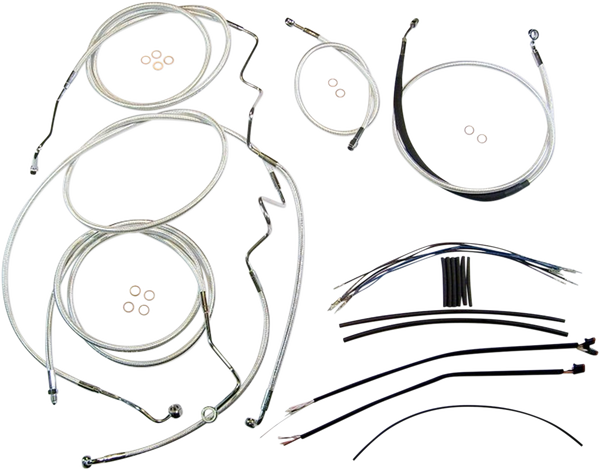 Sterling Chromite Ii® Designer Handlebar Installation Kit Silver, 1, nordicamoto.ro