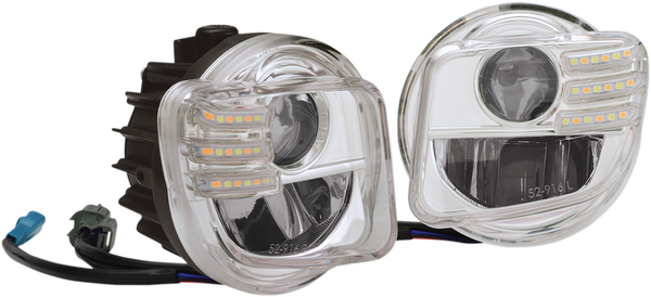Tridium Led Fog Light Kit Chrome, 3, nordicamoto.ro