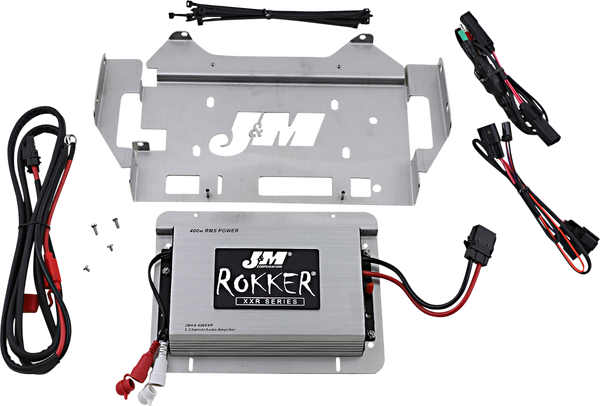 Rokker® Xxr 400w 2-ch Amplifier Kit Black, Matte, 1, nordicamoto.ro