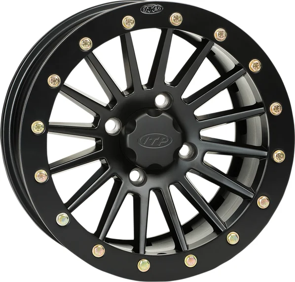 Wheel Severe Duty Beadlock 15x7 Bolt Pattern 4-115 Offset 5+2 Black, Silver  15 x 7, 2, nordicamoto.ro