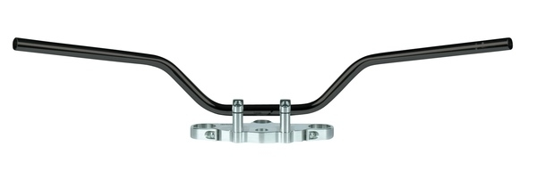 22 Mm (7/8(r)) Steel Handlebar Black, 1, nordicamoto.ro