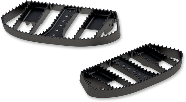 Mx Style Driver And Passenger Floorboards Black, 1, nordicamoto.ro