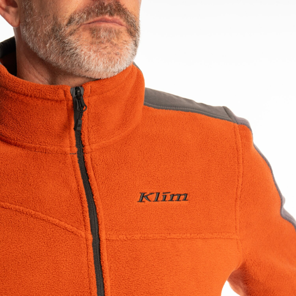 Geaca Snowmobil Klim Teton Crest Fleece Mid Layer Black, 18, nordicamoto.ro
