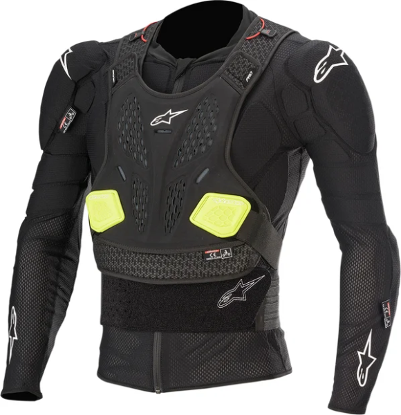 Armură Alpinestar Jacket Bio Pro V2 Black/Yellow 2XL, 1, nordicamoto.ro