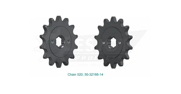 Standard Sprocket Front 520 Natural, 1, nordicamoto.ro