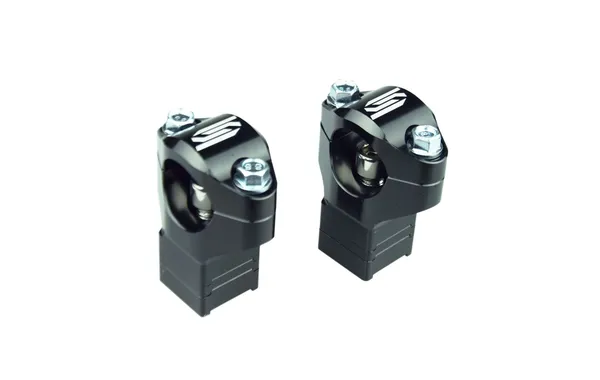 Bar Mounts For Oem Triple Clamps Black, Silver, 1, nordicamoto.ro