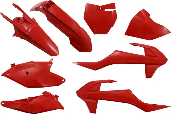 Teljes karosszéria-csere műanyag készlet, piros, 1, nordicamoto.ro