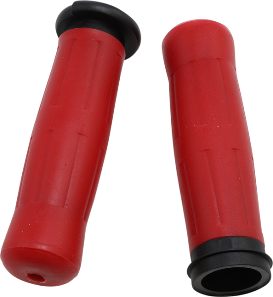 Grip Old Schl Red Tbw Red, 2, nordicamoto.ro